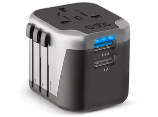 Adapter podróżny SBS 12W UK US EU AUS - Pozostałe akcesoria do telefonów - miniaturka - grafika 1