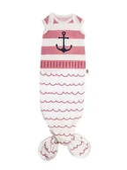 Śpiochy dla niemowląt - Baby Bites baby bites - śpioszki baby gown sailor (0-3 miesięcy) pink - miniaturka - grafika 1