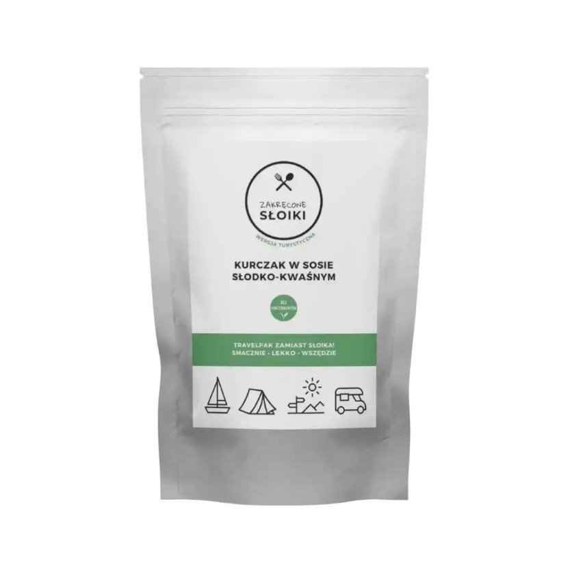 Danie obiadowe Zakręcone Słoiki Kurczak w sosie słodko-kwaśnym 900ml