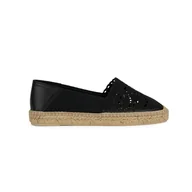 Espadryle damskie - Damskie espadryle GEOX D LAMPEDUSA D D45V0D-0DS10-C9999 – Czarny - miniaturka - grafika 1