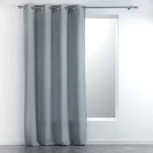 Douceur d'intérieur Douceur dintérieur Zasłona okienna MELIANE 140 x 260 cm szara 1608844 - Zasłony - miniaturka - grafika 1
