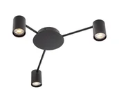 Lampy sufitowe - Redo 01-4050 - Oświetlenie punktowe NOA 3xGU10/10W/230V czarne - miniaturka - grafika 1