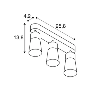SLV Lampa sufitowa Puri 2.0 Cone, możliwość ściemniania, czarny, salon / jadalnia, aluminium, nowoczesny - Lampy sufitowe - miniaturka - grafika 1