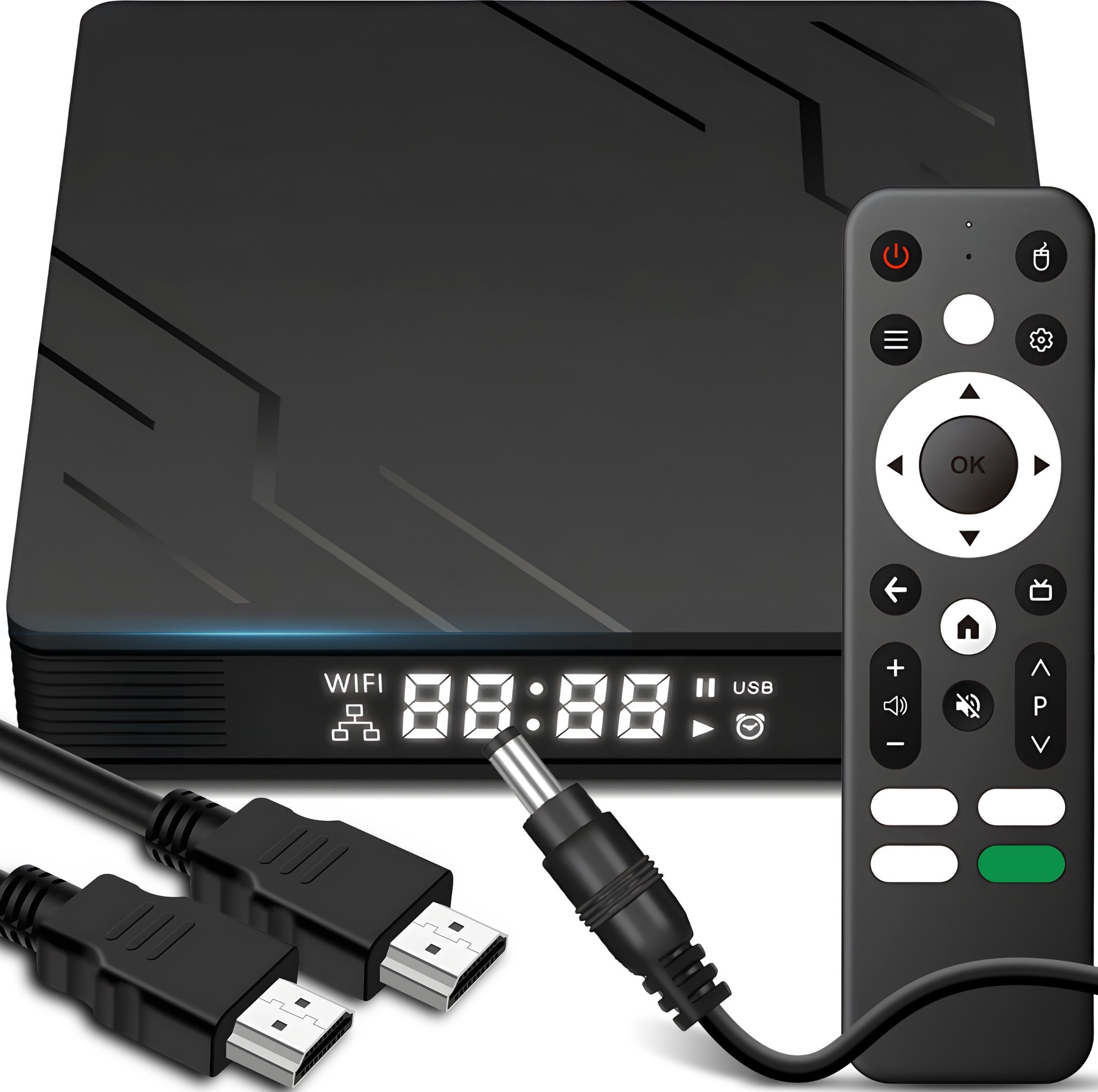 Retoo SMART TV BOX 4K WIFI BT ANDROID 13 PRYSTAWKA 2/16 HDR 