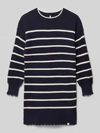 Sukienki - Sukienka z dzianiny o kroju regular fit z mieszanki wiskozy model ‘IBI’ - miniaturka - grafika 1