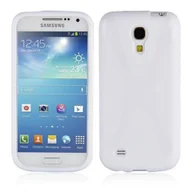 Etui i futerały do telefonów - Etui na telefon komórkowy Cadorabo do Samsung Galaxy S4 MINI w kolorze białym z silikonową nakładką z TPU - miniaturka - grafika 1