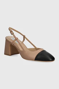 Steve Madden czółenka Zeina kolor beżowy na słupku SM11003126 - Czółenka - miniaturka - grafika 1
