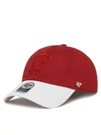 Czapki i chusty sportowe męskie - 47 Brand Czapka z daszkiem NBA Miami Heat '47 x Tommy Hilfiger Courtside '47 Clean Up THCCU236GWL Czerwony - miniaturka - grafika 1