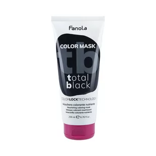 Fanola Fanola Color Maska Black CZARNA 200 ml 1564833 - Maski do włosów - miniaturka - grafika 1