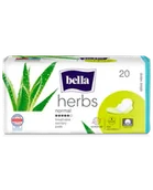 Podpaski - Bella Herbs Aloe Vera Podpaski higieniczne normal, 20 sztuk - miniaturka - grafika 1