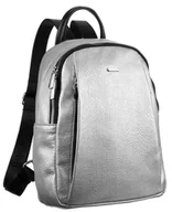 Plecaki - Zgrabny plecak damski z frontowymi kieszeniami — David Jones - miniaturka - grafika 1