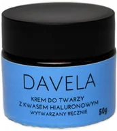 Kremy do twarzy - Krem do twarzy z kwasem hialuronowym Davela 50 g - miniaturka - grafika 1