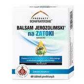 Przeziębienie i grypa - Produkty Bonifraterskie Balsam Jerozolimski na Zatoki, 60 tabletek powlekanych - miniaturka - grafika 1