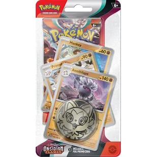 POKEMON TCG: SCARLET & VIOLET - OBSIDIAN FLAMES - PREMIUM CHECKLANE BOX (ENG) - Gry planszowe - miniaturka - grafika 1
