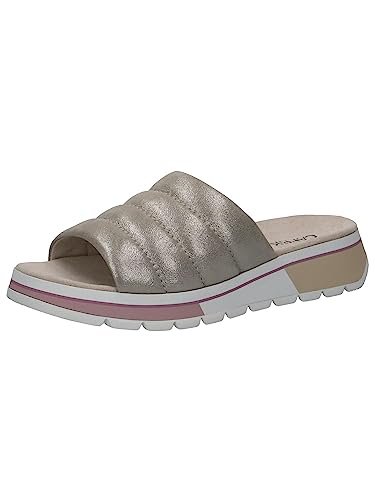 CAPRICE Klapki damskie 9-9-27205-20 płaskie, kamień METALLIC, 41 EU, Stone Metallic, 41 EU