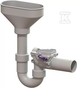Zawór zwrotny Staufix Siphon DN50 do przelewu bezpieczeństwa - Akcesoria do pomp - miniaturka - grafika 1