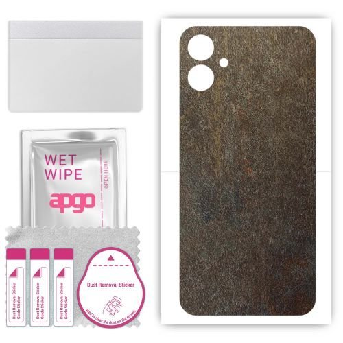folia naklejka skórka strukturalna na TYŁ do Samsung Galaxy A05 - Kamień Księżycowy - apgo SKINS
