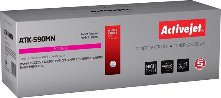 Toner Activejet Magenta Zamiennik TK-590 ATK-590M
