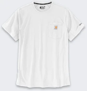 Koszulka Carhartt Force Mid Pocket White - Koszulki męskie - miniaturka - grafika 1