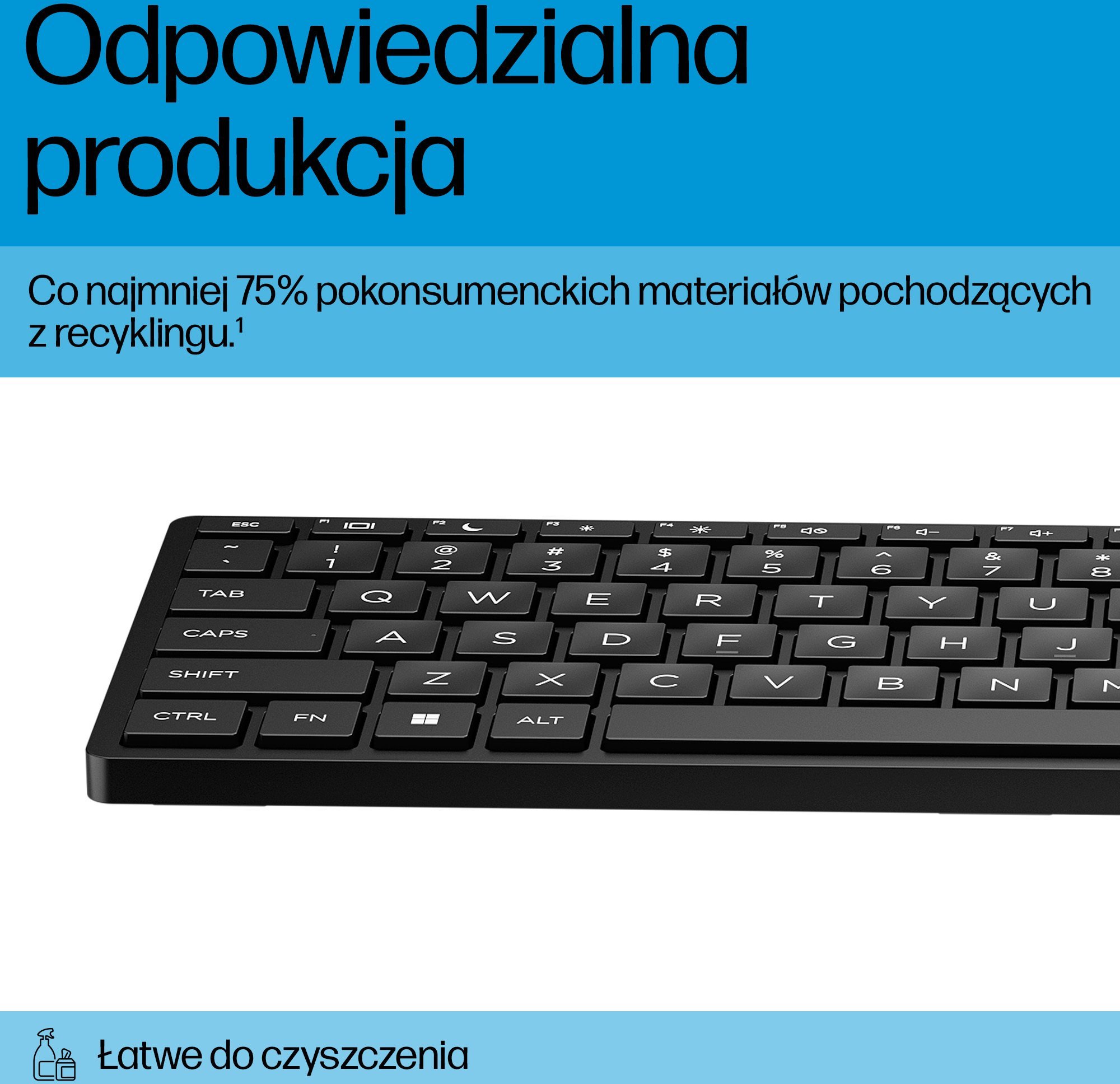 Klawiatura + mysz HP Desktop 320MK Zestaw klawiatura i mysz Włoski na 34 Elite Mobile Thin Client mt645 G7 EliteBook 830 G6 9SR36AA#ABZ