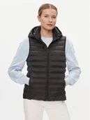 Kamizelki damskie - Tommy Hilfiger Bezrękawnik Global Stripe WW0WW42051 Czarny Regular Fit - miniaturka - grafika 1