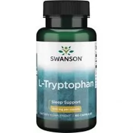 Układ nerwowy - Swanson, Usa L-Tryptophan 500 mg - suplement diety 60 kaps. - miniaturka - grafika 1