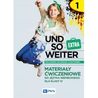 Podręczniki dla szkół podstawowych - Wydawnictwo Szkolne PWN und so weiter Extra 1 Materiały ćwiczeniowe do języka niemieckiego dla klasy 4 Kozubska Marta, Krawczyk Ewa, Zastąpiło Lucyna - miniaturka - grafika 1