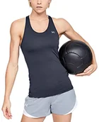Koszulki i topy damskie - Under Armour Koszulka damska Heatgear Armour Racer bez rękawów Midnight Navy (410)/srebro metaliczne M - miniaturka - grafika 1
