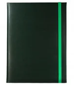 Notesy i bloczki - Notes książkowy A4 Pari ZIELONY gumka zamykająca seledynowa, notatnik - miniaturka - grafika 1