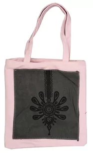 TORBA na zakupy do miasta SHOPPERKA RÓŻ - Torby i wózki na zakupy - miniaturka - grafika 1