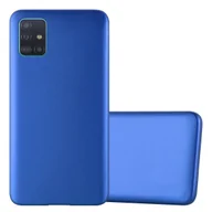 Etui i futerały do telefonów - Pokrowiec Do Samsung Galaxy A71 4G w METALLIC NIEBIESKI Etui TPU Silikon Obudowa Ochronny Case Cover Cadorabo - miniaturka - grafika 1