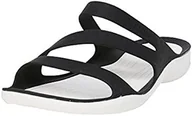 Moda i Uroda OUTLET - Crocs Kobieta Swiftwater Sandal, Sandały, Czarny/Biały, 39/40 EU - miniaturka - grafika 1
