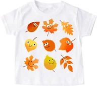 Koszulki dla dziewczynek - Koszulka na dzień spadającego liścia DZIEŃ JESIENI - miniaturka - grafika 1
