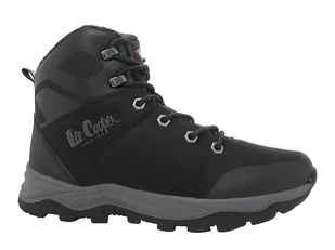 Letnie buty trekkingowe męskie wysokie Lee Cooper LCJ-23-01-2045M 44 Czarne (5904292147601) - Buty trekkingowe męskie - miniaturka - grafika 1