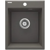 Zlewozmywaki - Deante Eridan Zlewozmywak granitowy 1-komorowy bez ociekacza - antracyt ZQE_T104 ZQE T104 [15894565] - miniaturka - grafika 1