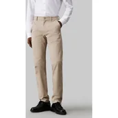 Spodnie męskie - Calvin Klein Spodnie chino Slim Fit stretch - miniaturka - grafika 1