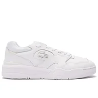 Buty sportowe męskie - Buty Lacoste Court Lineshot 746SMA0110-21G - biała - miniaturka - grafika 1