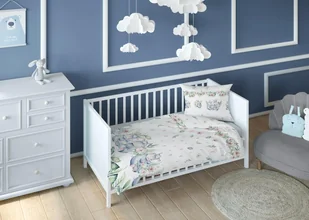 Poszewka 40x40 hipopotamy biała zielona dziecięca zapinana na suwak KARO Kraina Snów - Pościel dla dzieci Poszewka 40x40 hipopotamy biała zielona dziecięca zapinana na suwak KARO Kraina Snów - Pościel dla dzieci - miniaturka - grafika 1