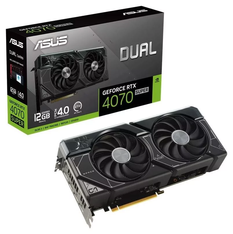 ASUS GeForce RTX 4070 SUPER DUAL 12GB DLSS 3 DUAL-RTX4070S-12G