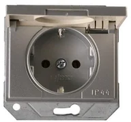 Gniazdka elektryczne - SOCKET VILMA XP500 IP44 W/E WO/F MET - miniaturka - grafika 1