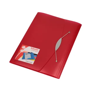 Esselte Teczka Z GUMKA VIVIDA CZERWONY 624042 - Teczki i skoroszyty - miniaturka - grafika 3