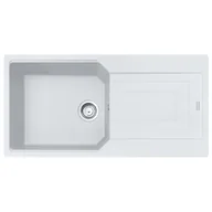 Zlewozmywaki - Franke Urban UBG 611-100 XL GSC Zlewozmywak granitowy jednokomorowy 100x50 cm biały polarny 114.0687.292 - miniaturka - grafika 1