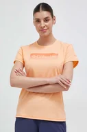 Koszulki sportowe damskie - Columbia t-shirt sportowy Sun Trek kolor pomarańczowy - miniaturka - grafika 1
