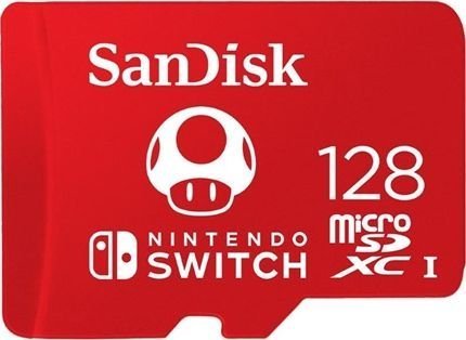 Karta SanDisk Nintendo Switch MicroSDXC 128 GB Class 10 UHS-I/U3 A1 V30 SDSQXAO-128G-GNC