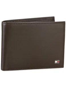 Tommy Hilfiger Duży Portfel Męski Eton Cc Flap And Coin Pocket AM0AM00652/83362 Brązowy - Portfele - miniaturka - grafika 1