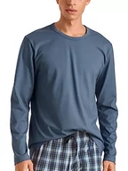 Koszulki męskie - CALIDA RMX Sleep Leisure T-shirt męski, indygo (Vintage Indigo), 46-48 - miniaturka - grafika 1