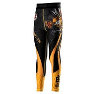 Odzież sportowa dziecięca - Legginsy do biegania dla dzieci EXTREME HOBBY ANGRY WASP - miniaturka - grafika 1