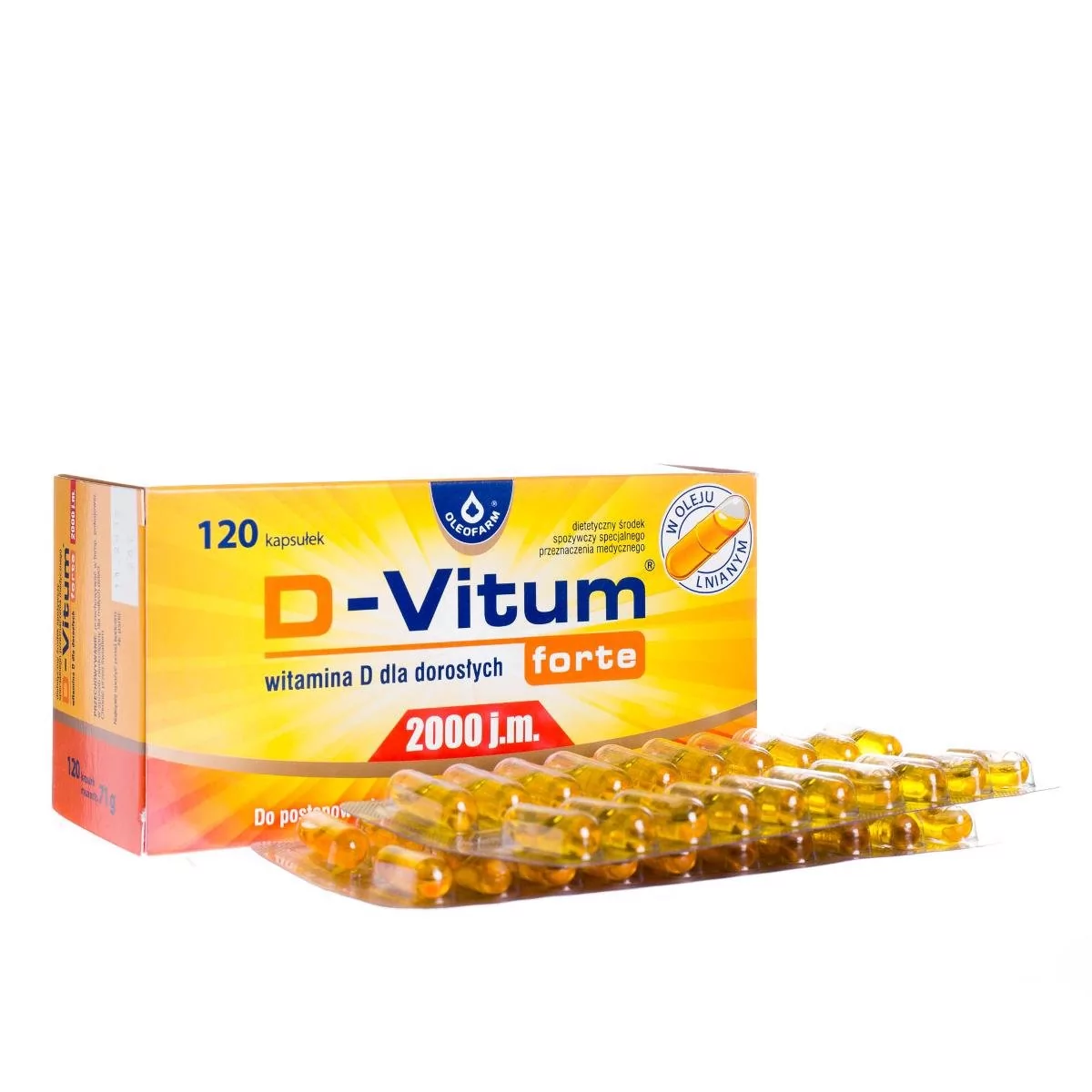 Oleofarm D-Vitum Forte 2000 120 szt.