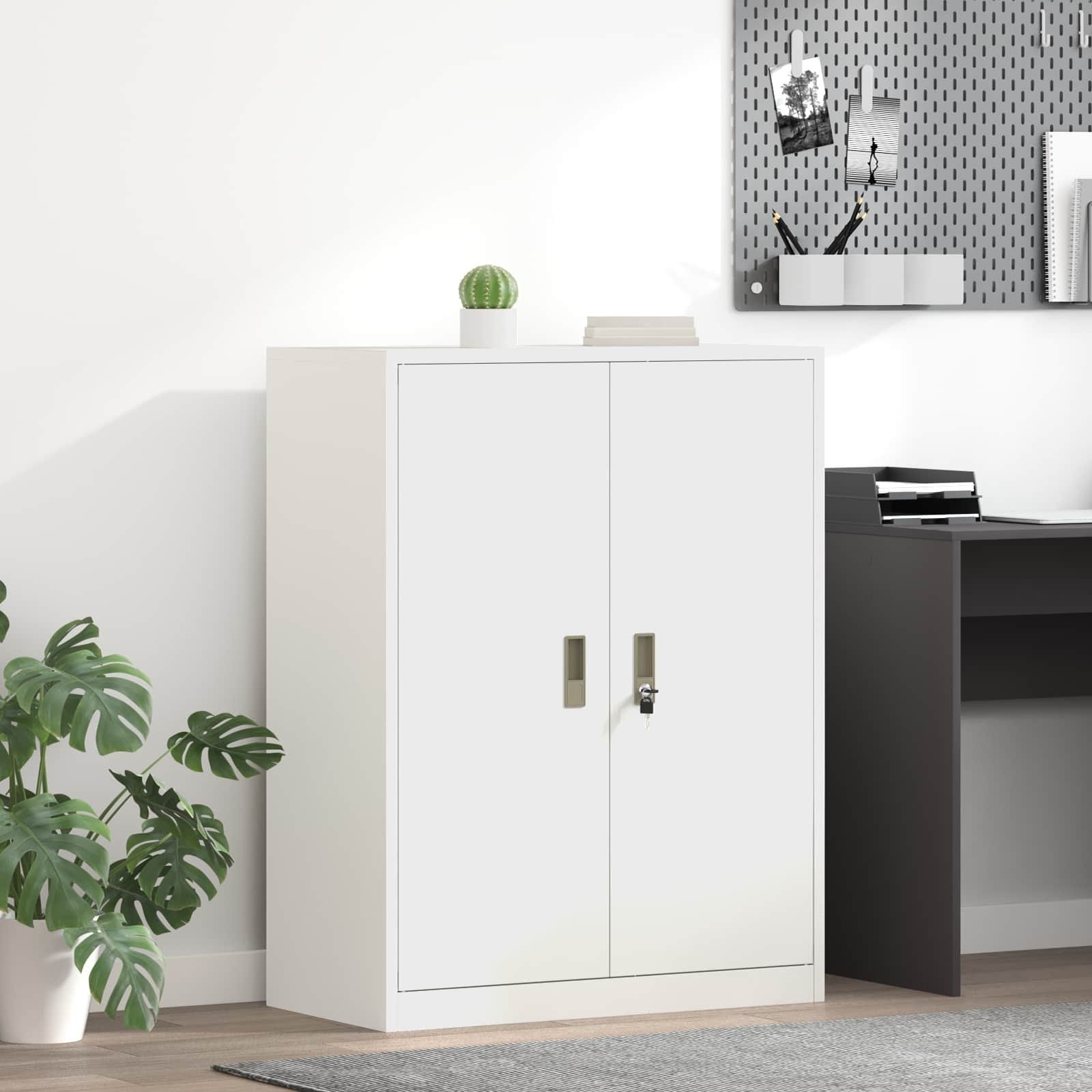 vidaXL Szafka do przechowywania Biały 80 x 40 x 105 cm