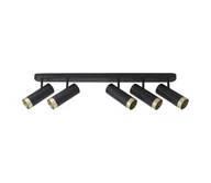 Lampy sufitowe - Oświetlenie punktowe FADO 5xGU10/10W/230V czarne - miniaturka - grafika 1